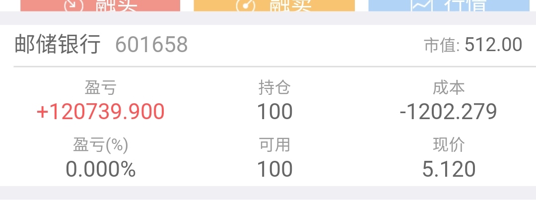 庄家使劲砸,有本事砸到我割肉_邮储银行(601658)股吧