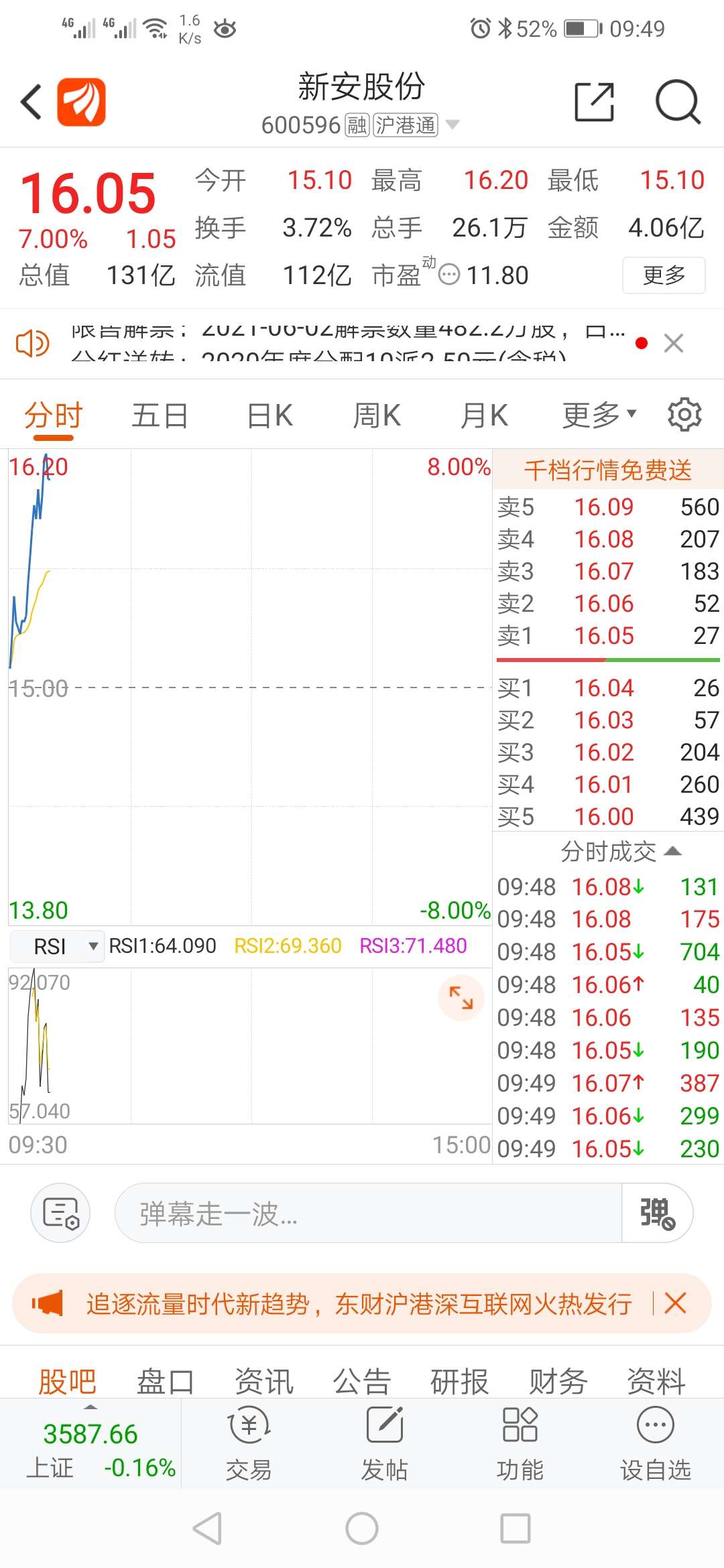 易成新能吧 正文股友3h55n60068                            东方