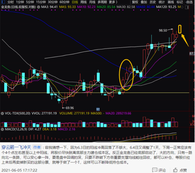 金龙鱼,变盘日近,是时候来一根向上突破的大阳线了_鱼