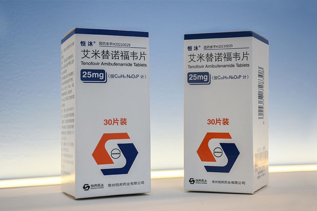 2021年6月22日,1类创新药艾米替诺福韦片(商品名:恒沐)被批准在国内