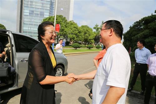 6月29日启东市委书记李玲市委常委唐海兵高广军等领导一行莅临林洋