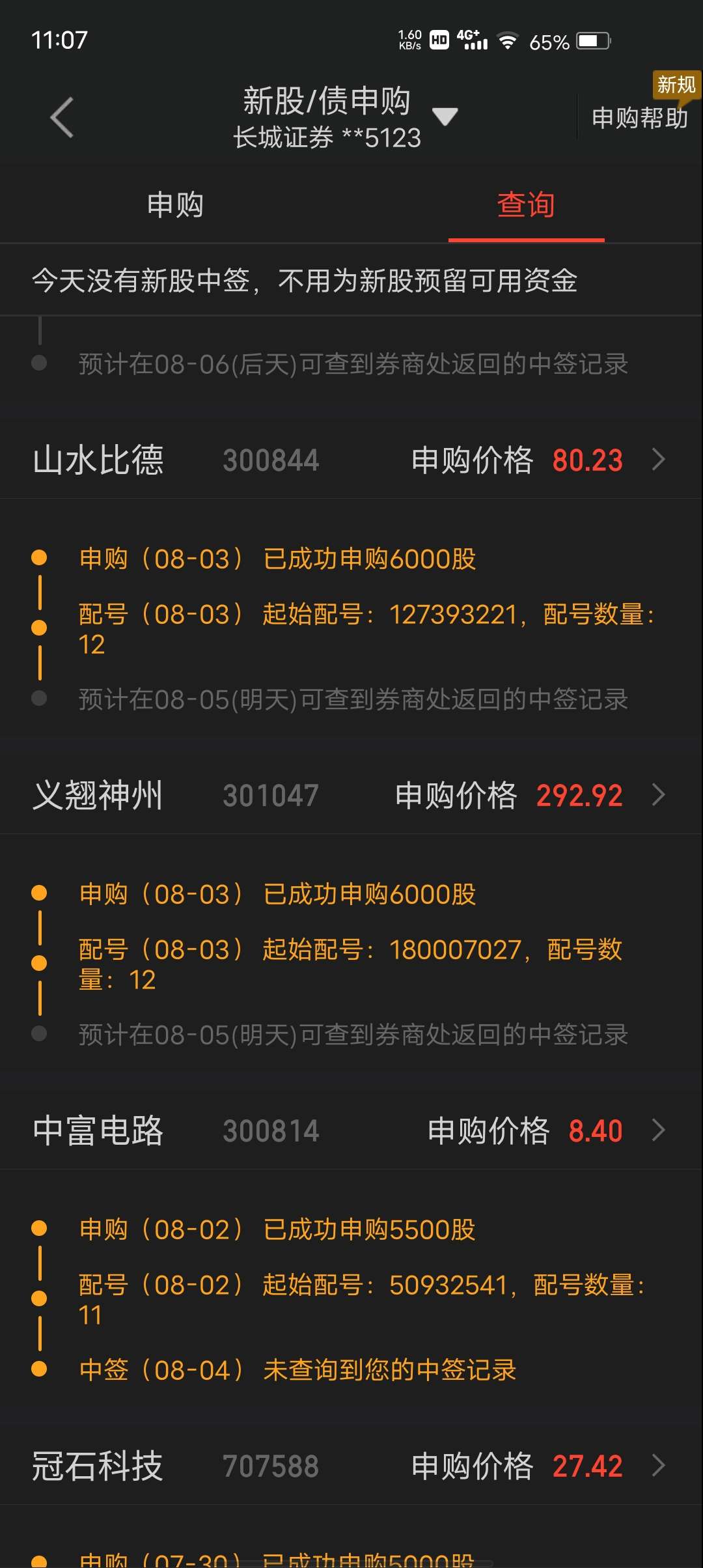 中了告诉我一声
