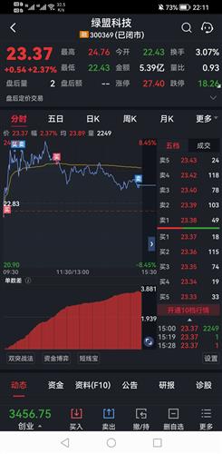 绿盟科技股票价格_行情_走势图—东方财富网