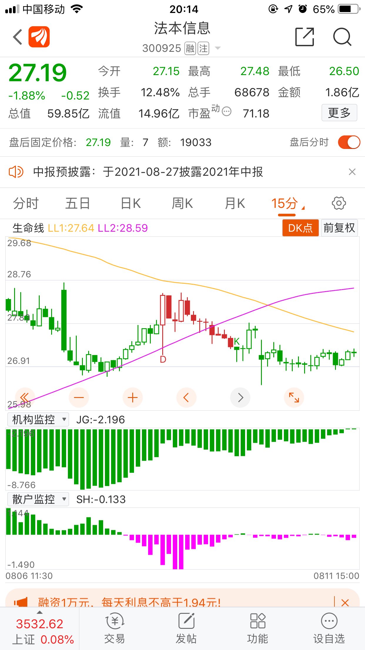 法本信息(300925)股吧_东方财富网股吧