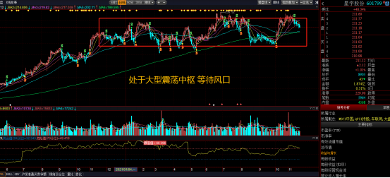 星宇股份601799智能汽车细分龙头中枢震荡中