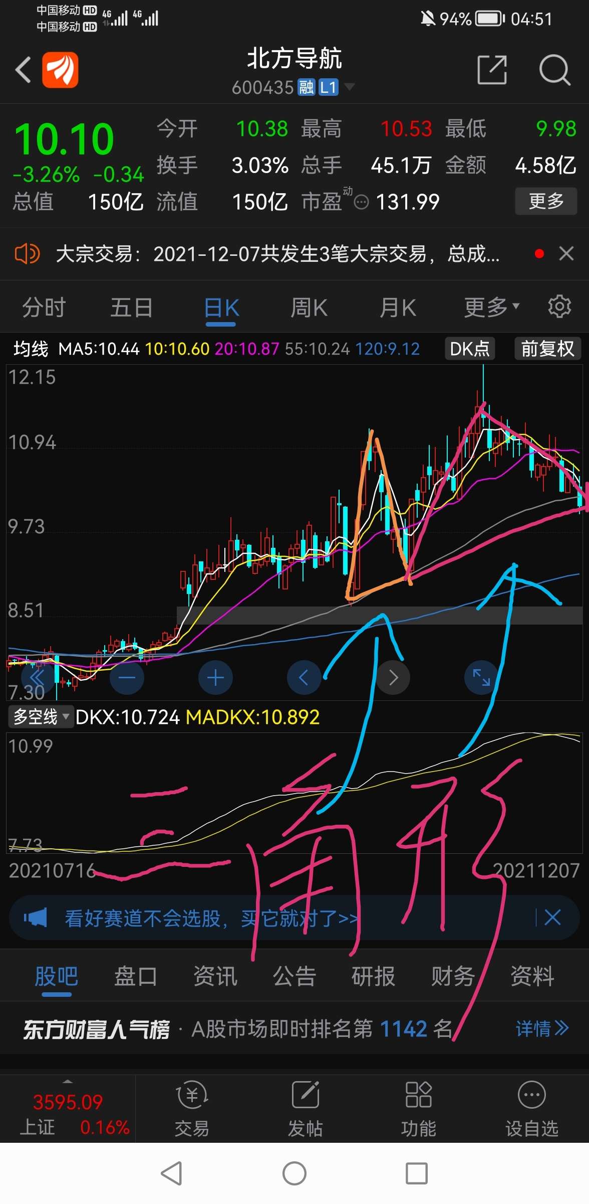 从北方导航99支撑看短期和中长期