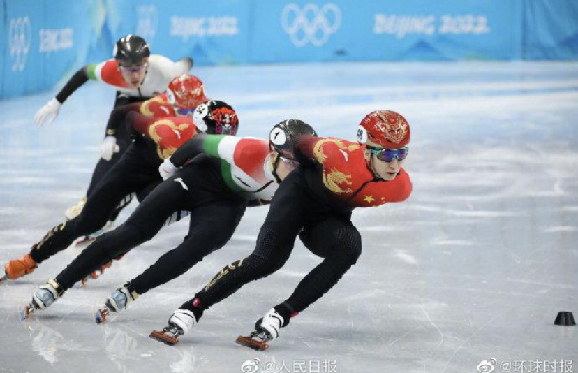 在北京冬奥会短道速滑男子1000米a组决赛中,中国选手任子_兴业银行