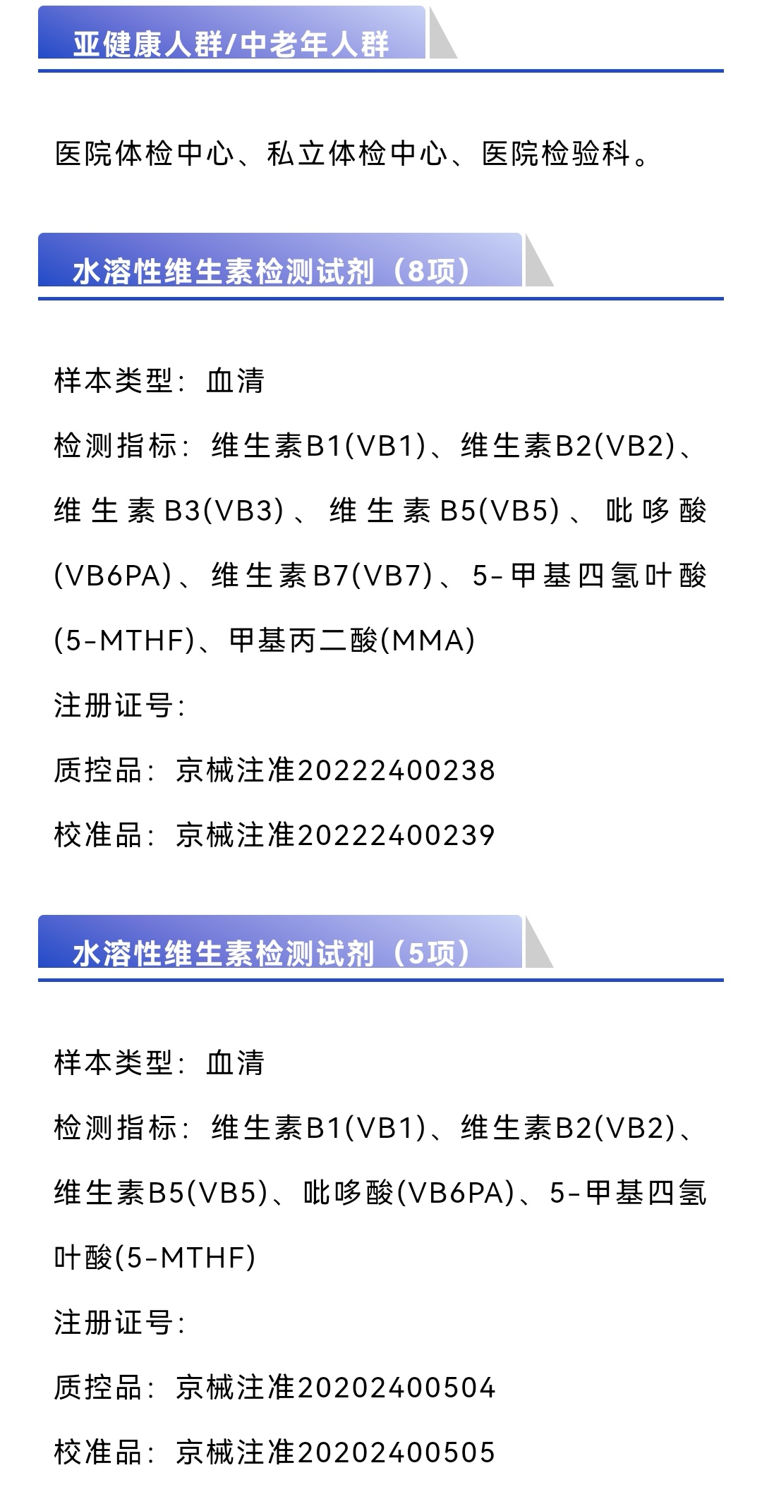 获证上市华大水溶性维生素检测试剂盒助力临床精准营养