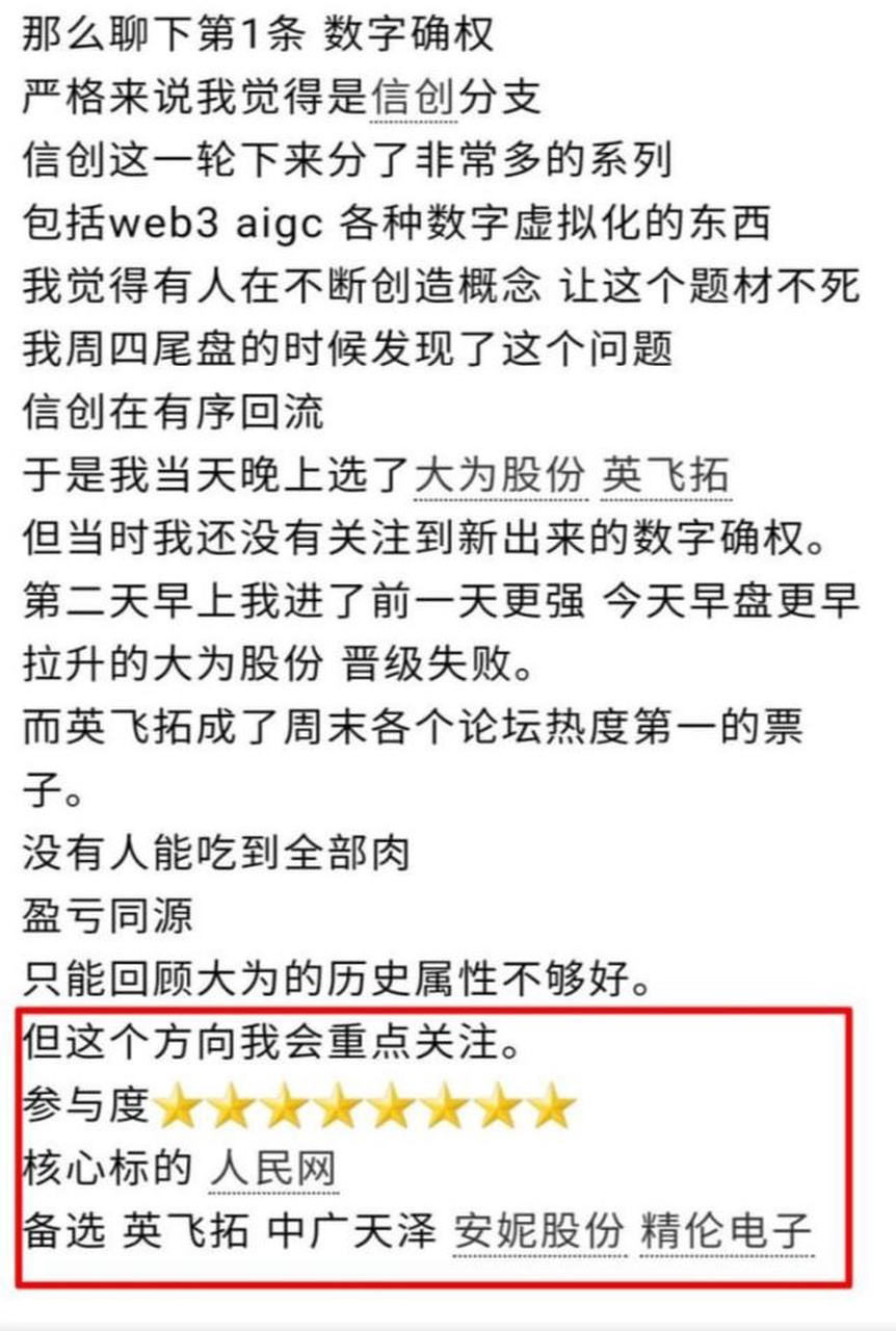 12 5复盘 盘前计划数字确权 人民网 安妮股份 英飞拓 中广天泽 持仓永顺泰 海得控制 财富号 东方财富网