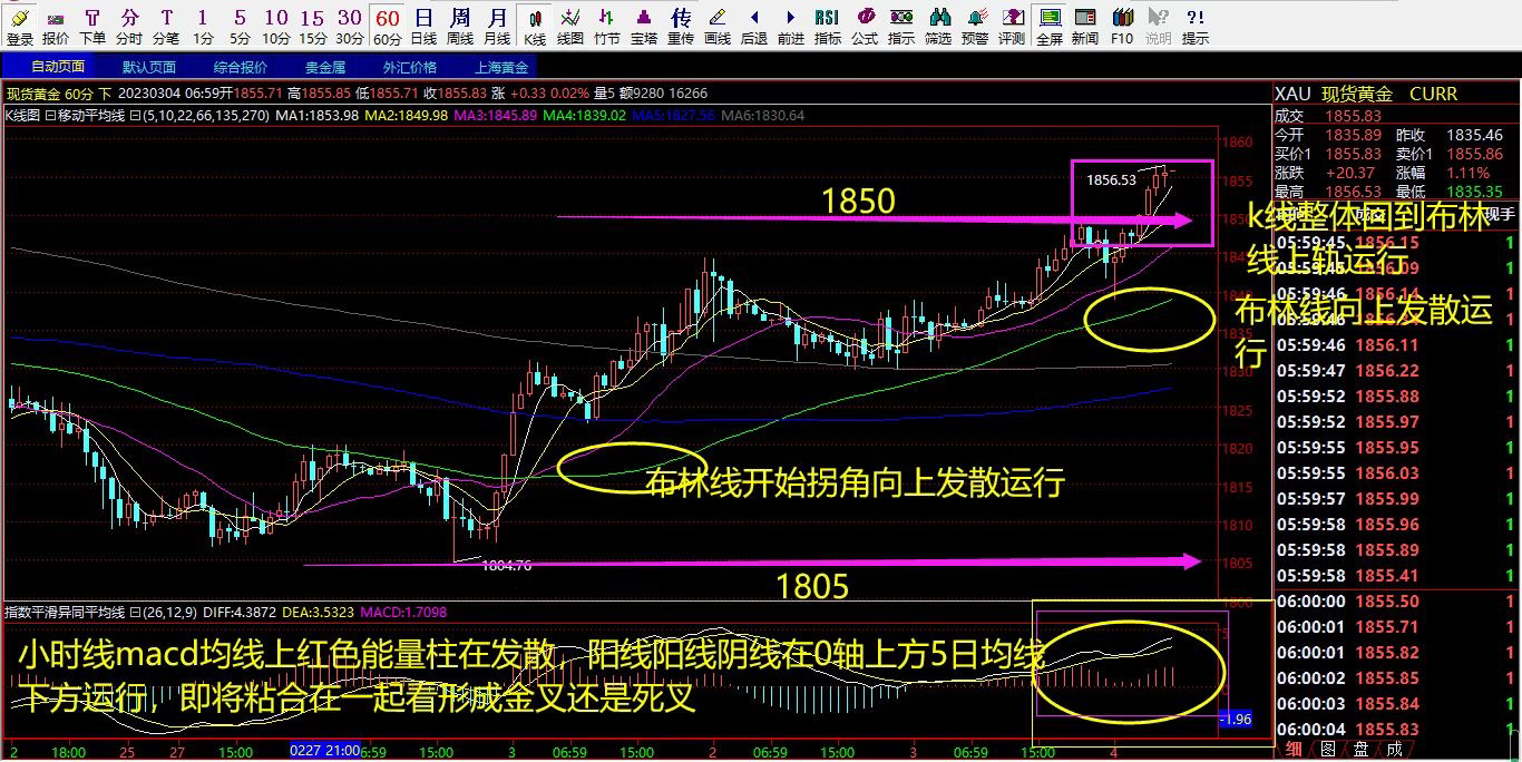 3.6号现货黄金行情解析以及操作策略布局！