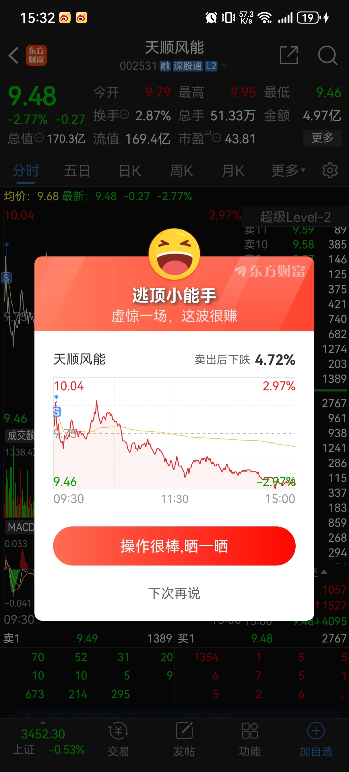 祝留下的发财_天顺风能(002531)股吧_东方财富网股吧