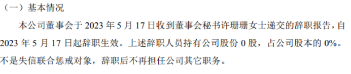 st天洲董事会秘书许珊珊辞职2022年公司亏损62914万