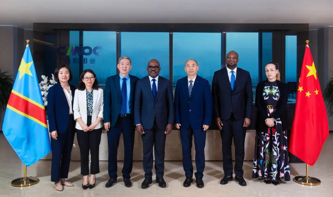 孙瑞文总裁会见刚果金财政部长卡扎迪