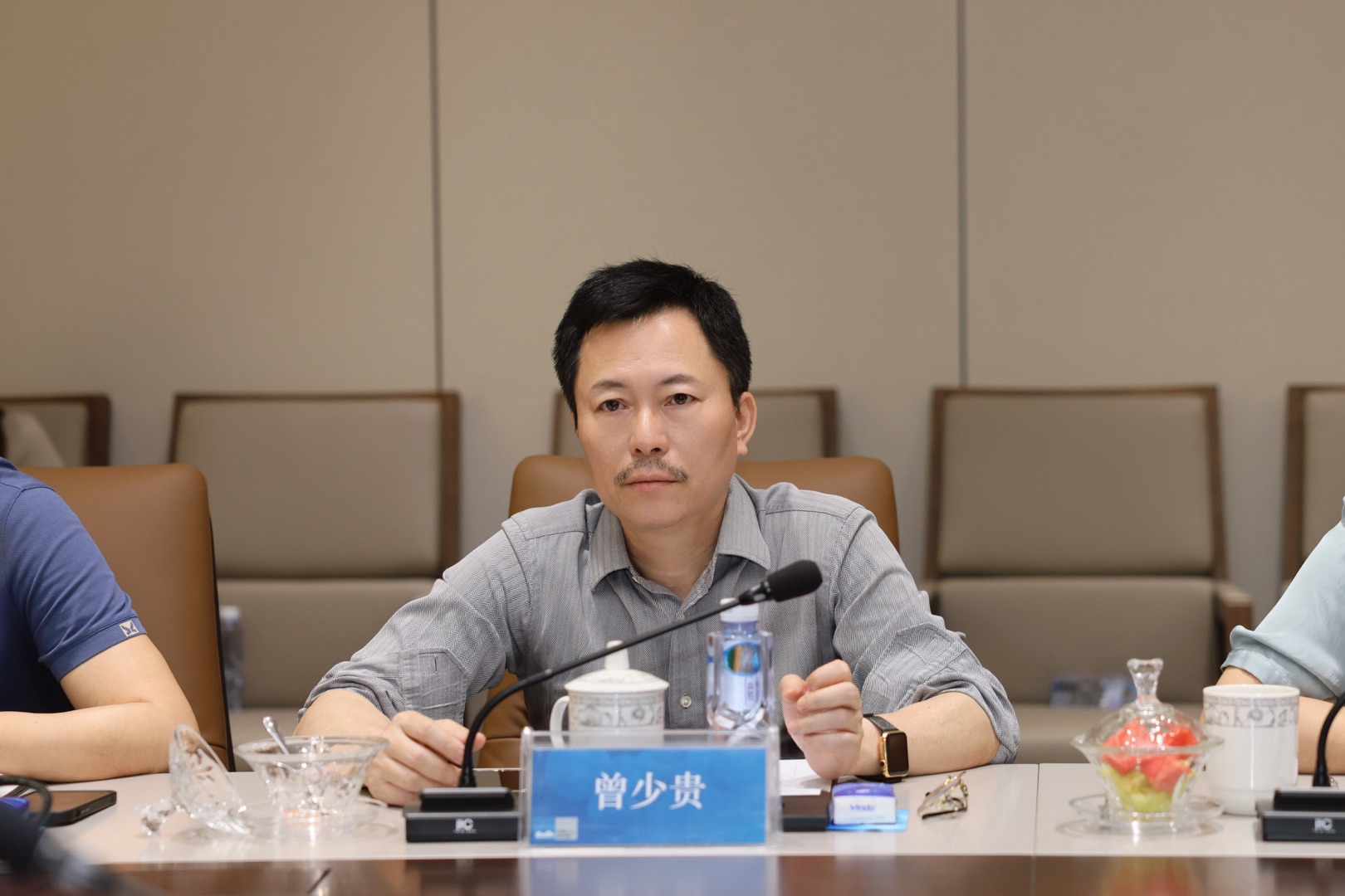 清华大学深圳国际研究生院邢新会教授一行来访翰宇药业并作专题交流