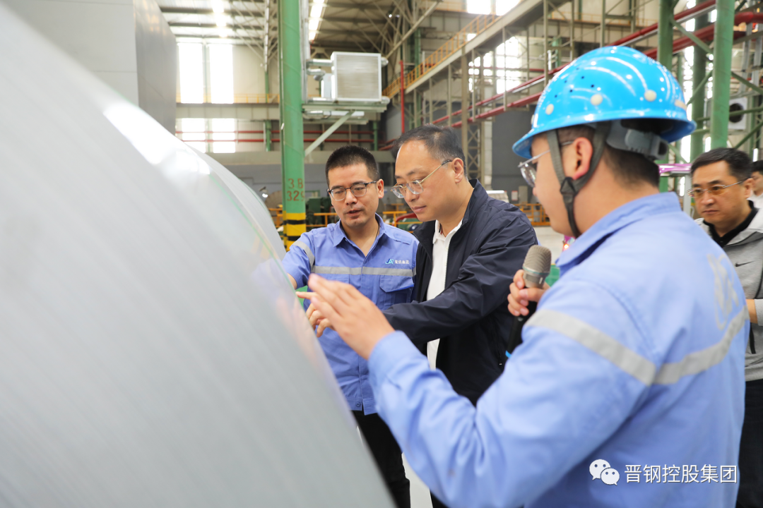 晋钢集团副总经理陈友会见山西大宗商品交易集团有限公司丁新华