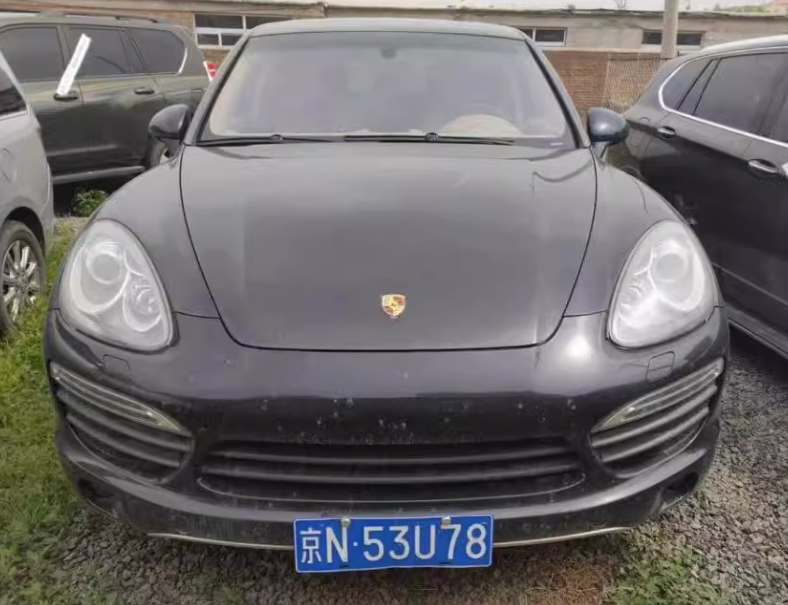 辽宁省沈阳市一辆保时捷牌汽车将以25万起拍车牌为京n53u78