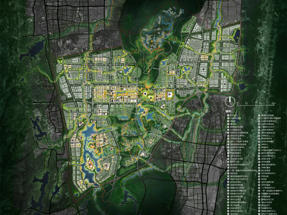 复旦院敬东助力 "西部(重庆)科学城城市中心城市设计" 国际方案征集第