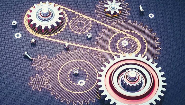 汽车精密齿轮双环传动