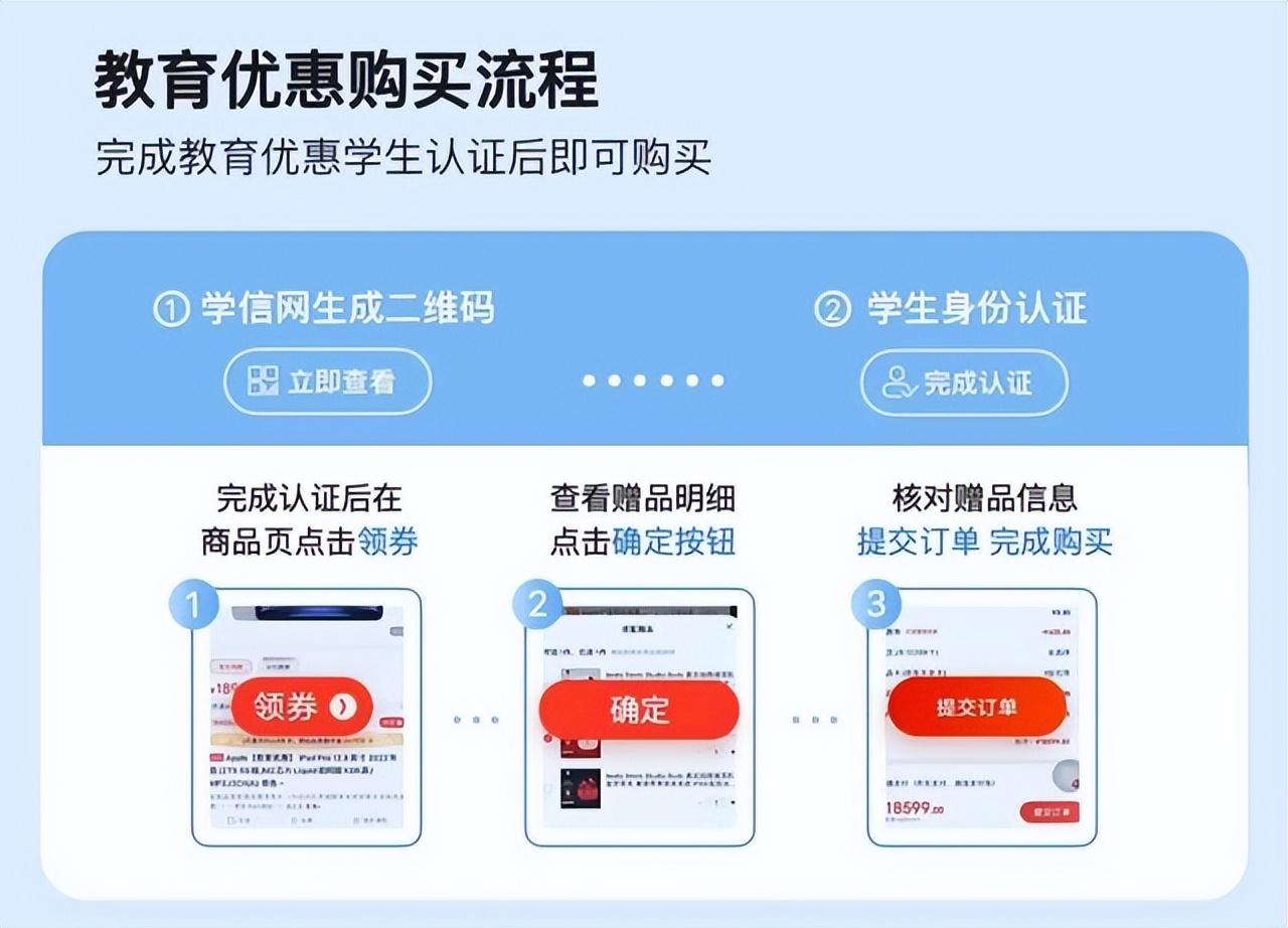 京东教育优惠买ipad怎么认证
