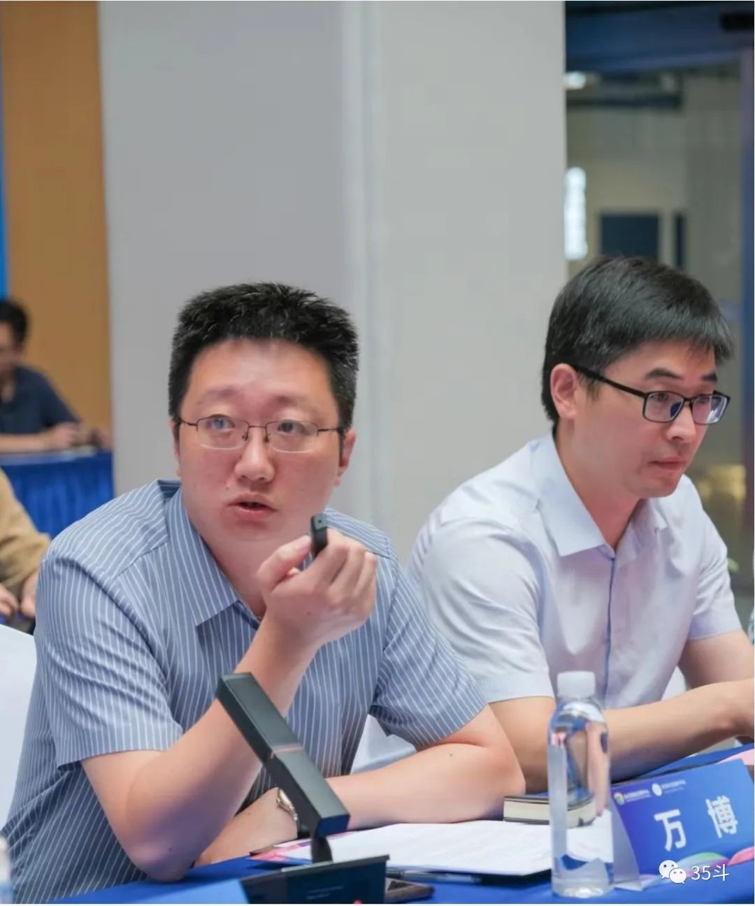 局副局长李慧星,南京农创中心管办副主任吕昕和35斗/动脉网联合创始