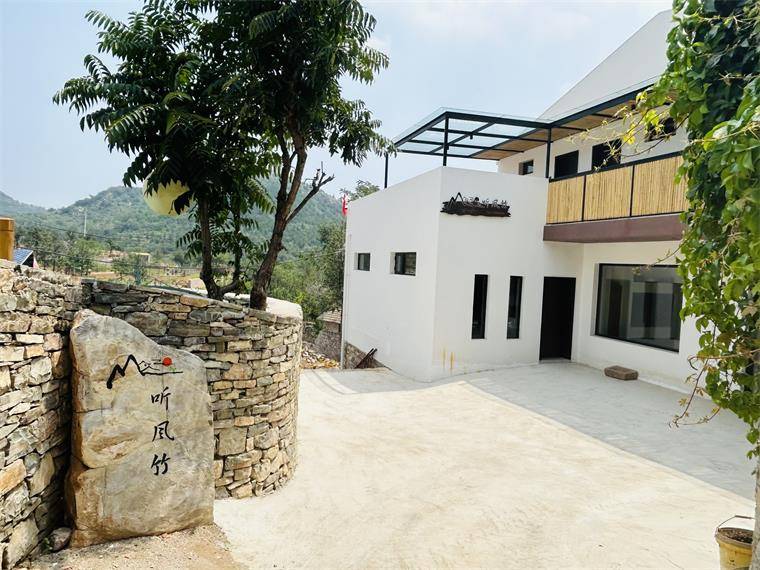 天津蓟县西井峪听风竹民宿入住摄影村无边泳池旅拍超级出片