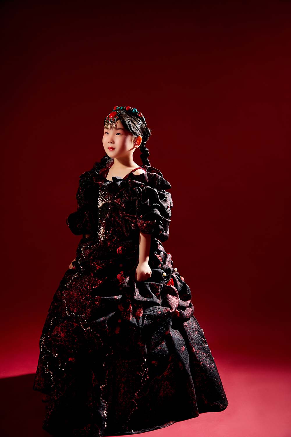 flowernine图兰朵长城大秀刘谨萱指尖凝光谨完美可见