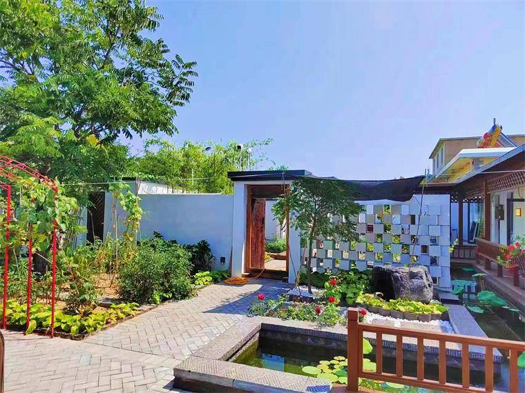 秦皇岛北戴河乐田雅居民宿看这中式园林小院包院2500起巨划算