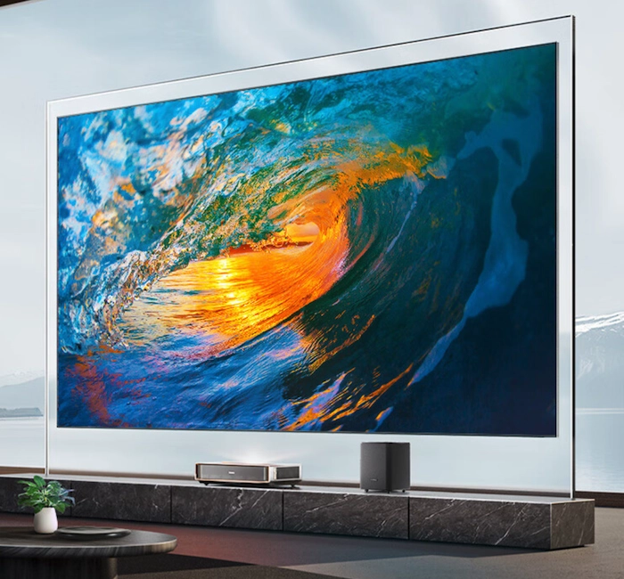 海信推出了l5k激光电视120英寸售价49999元