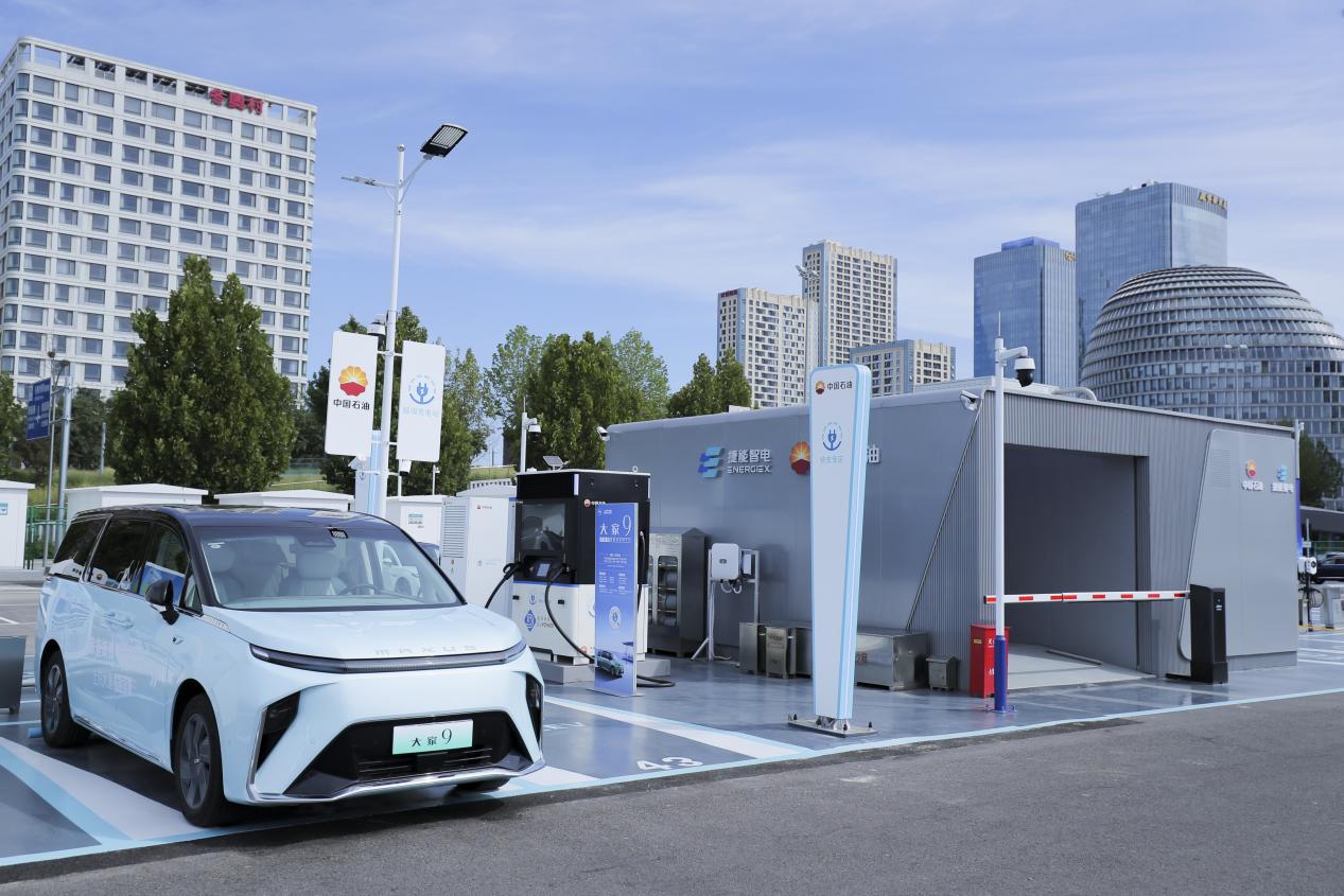 “车网互动”换电站在中石化加能站投运