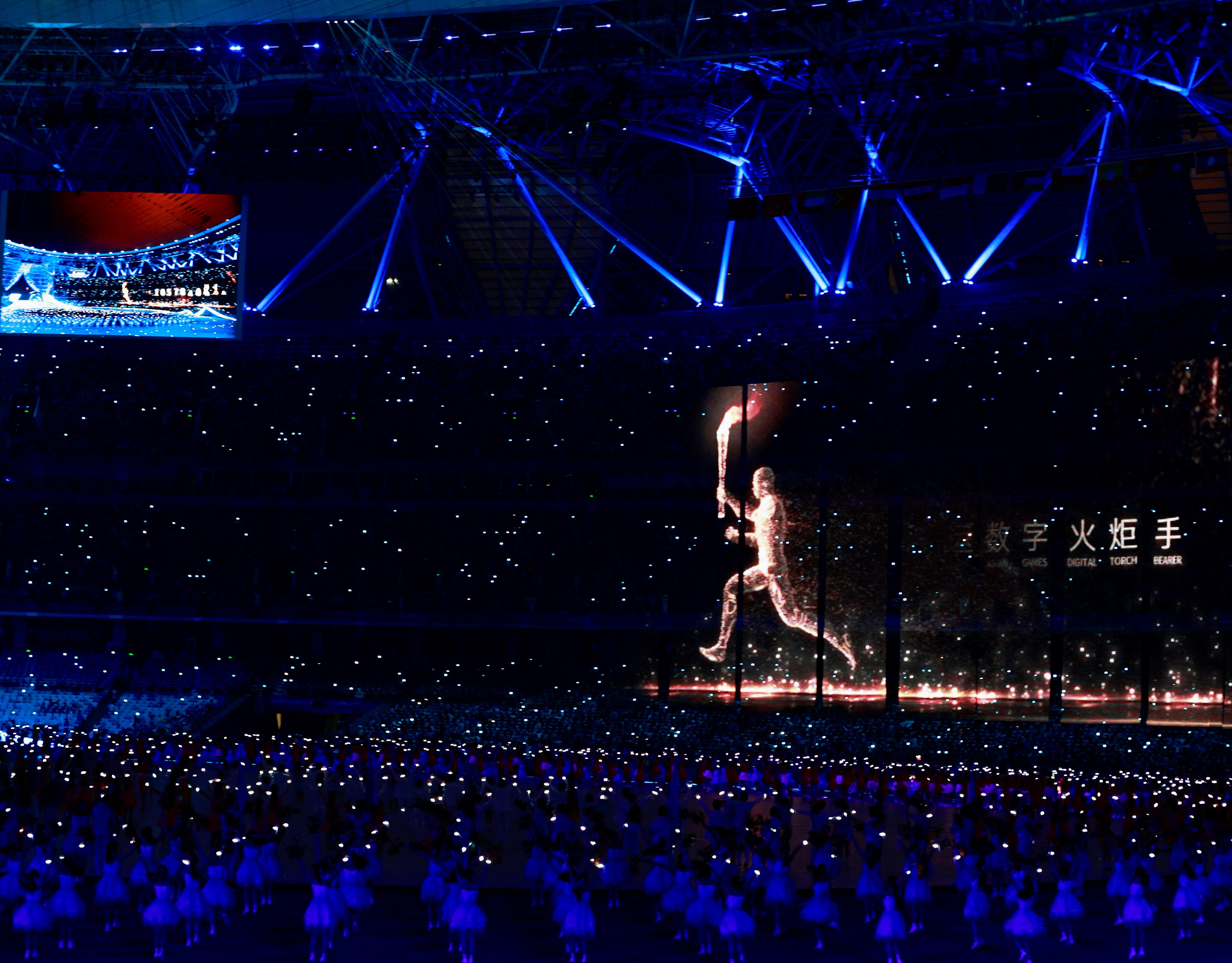 全球首个数字人点火8k超高清技术现场万人ar互动揭秘杭州亚运会开幕式