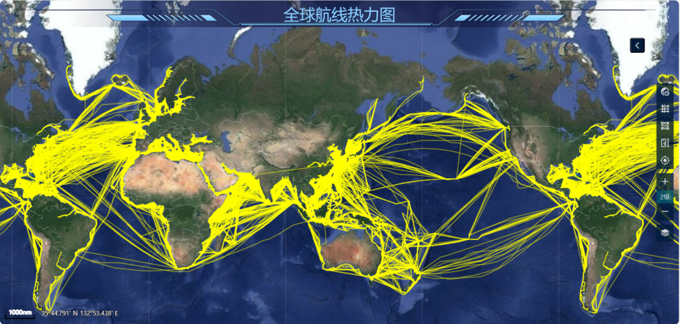 全球航线热力图，助你看清世界经济大势！ | 航运界_财富号_东方财富网