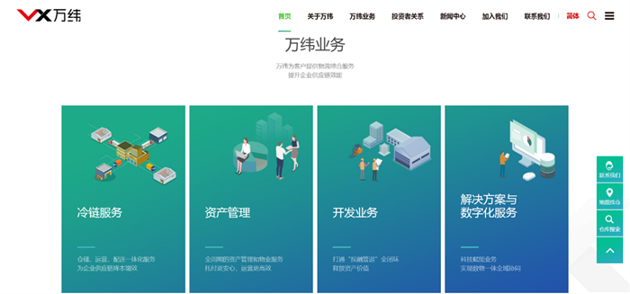 万纬物流新版官网上线 推出四大业务板块_财富号_东方财富网