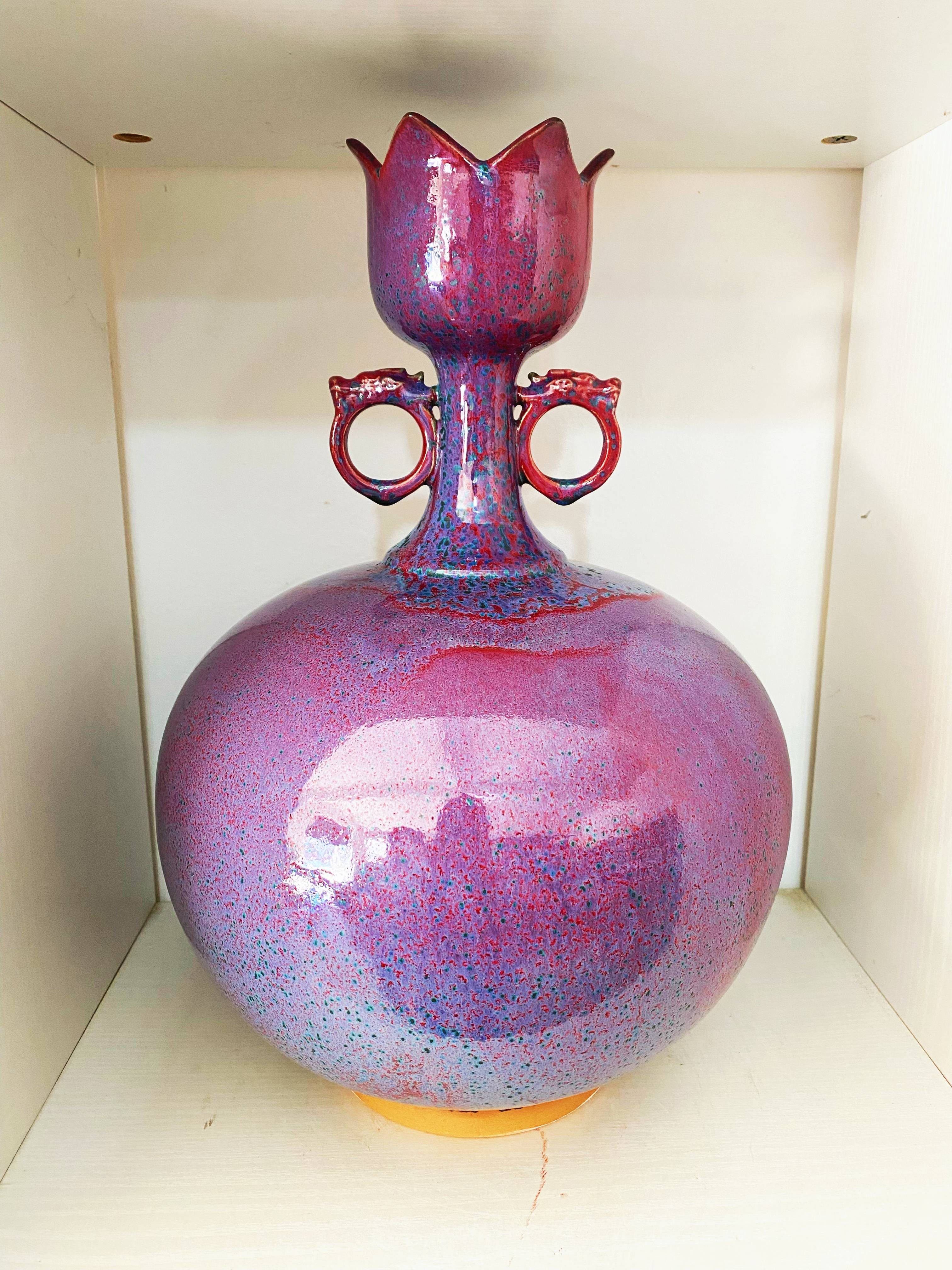 禹州钧瓷碳烧一姐王爱敏