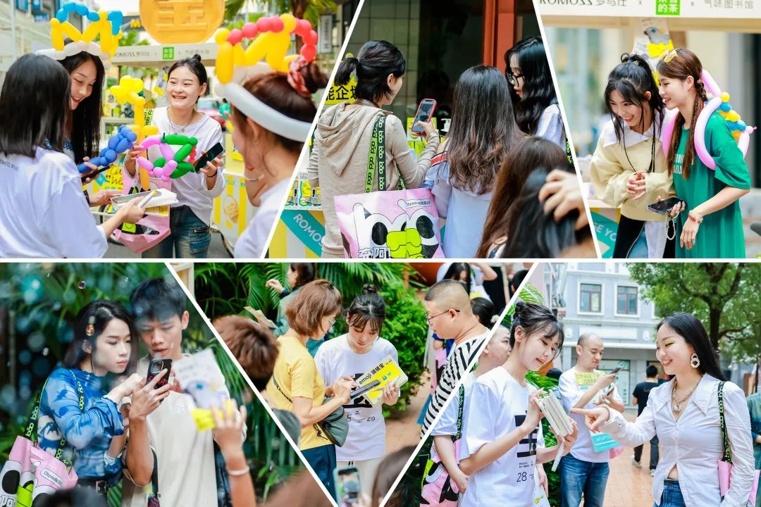 活动当日,罗马仕遇到许多"重点渠道画像"之外的人:有老人带着孩子溜达