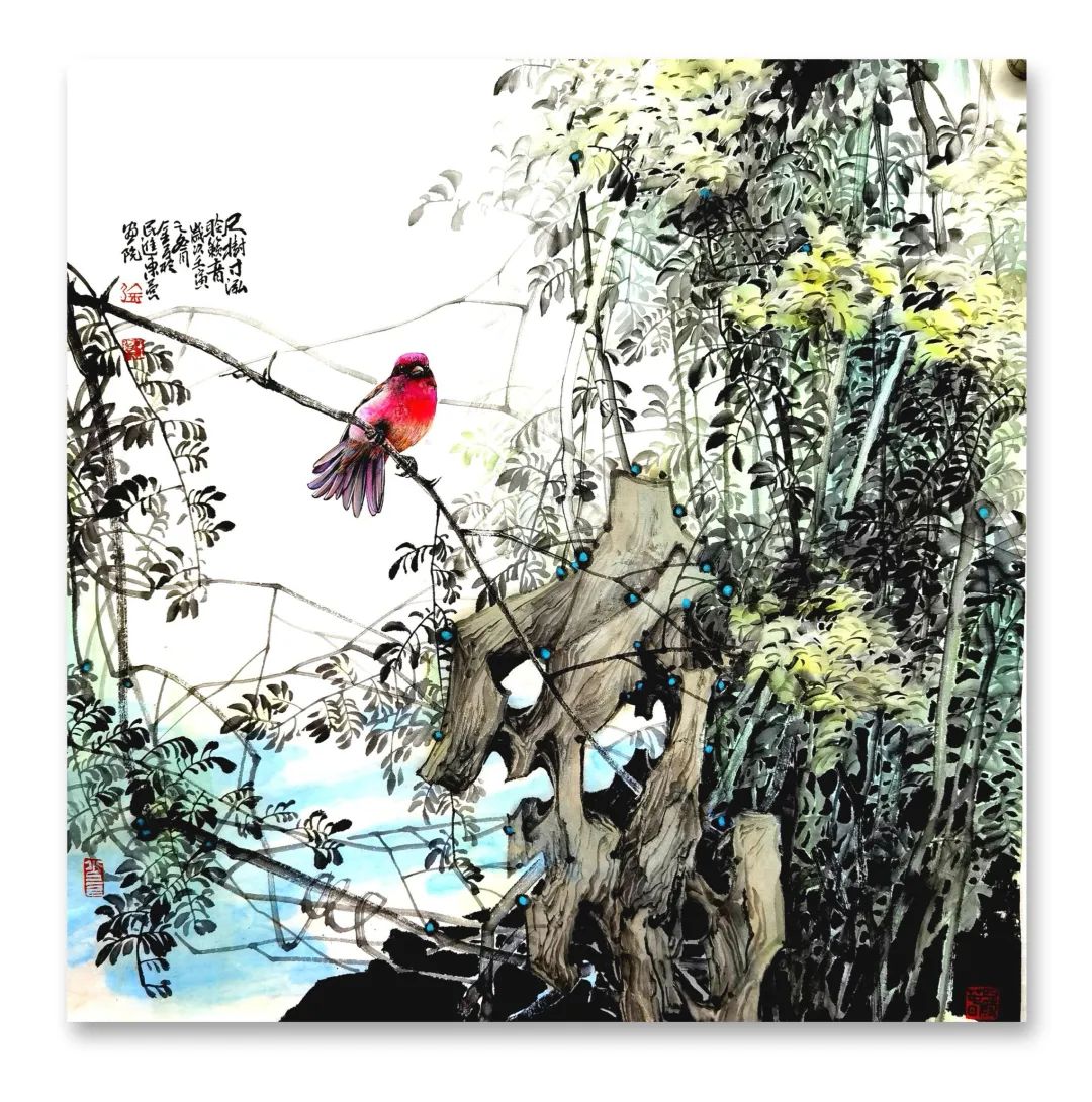 笔墨纵横写逸气一一品读王锡强花鸟画作