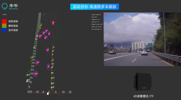 在道路結構檢測(路沿,匝道,安全島等)方面木牛i79通過提升探測距離和