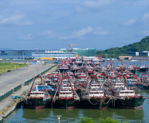 洪湾中心渔港是珠海市近年来重点规划建设的现代化渔港,洪湾中心渔港