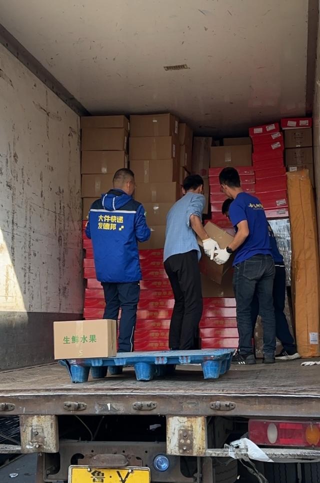 德邦物流怎么样优质服务稳定时效为烟台果农降本增效