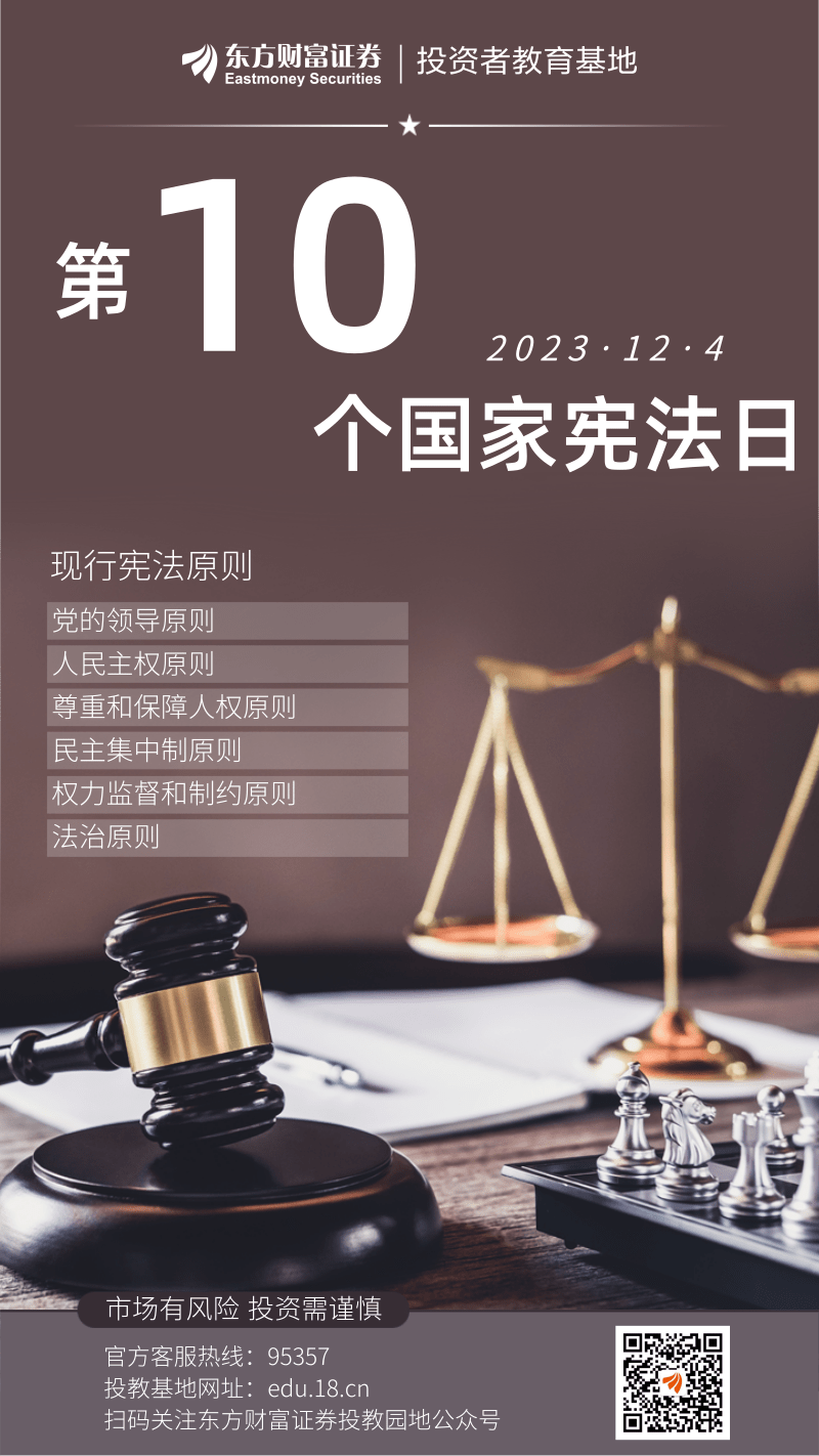 宪法宣传周国家宪法日公益宣传海报一
