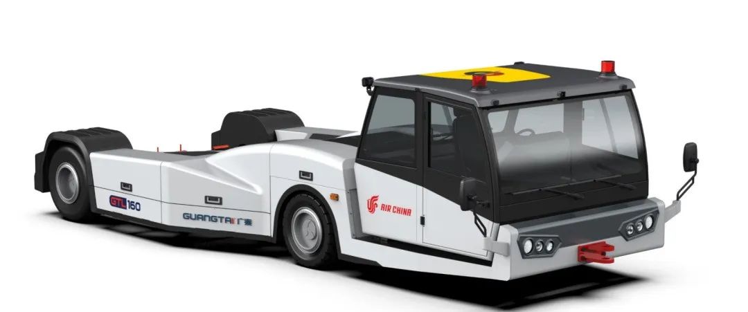 喜讯威海广泰gtl160电动无拖把飞机牵引车斩获潇湘杯铜奖