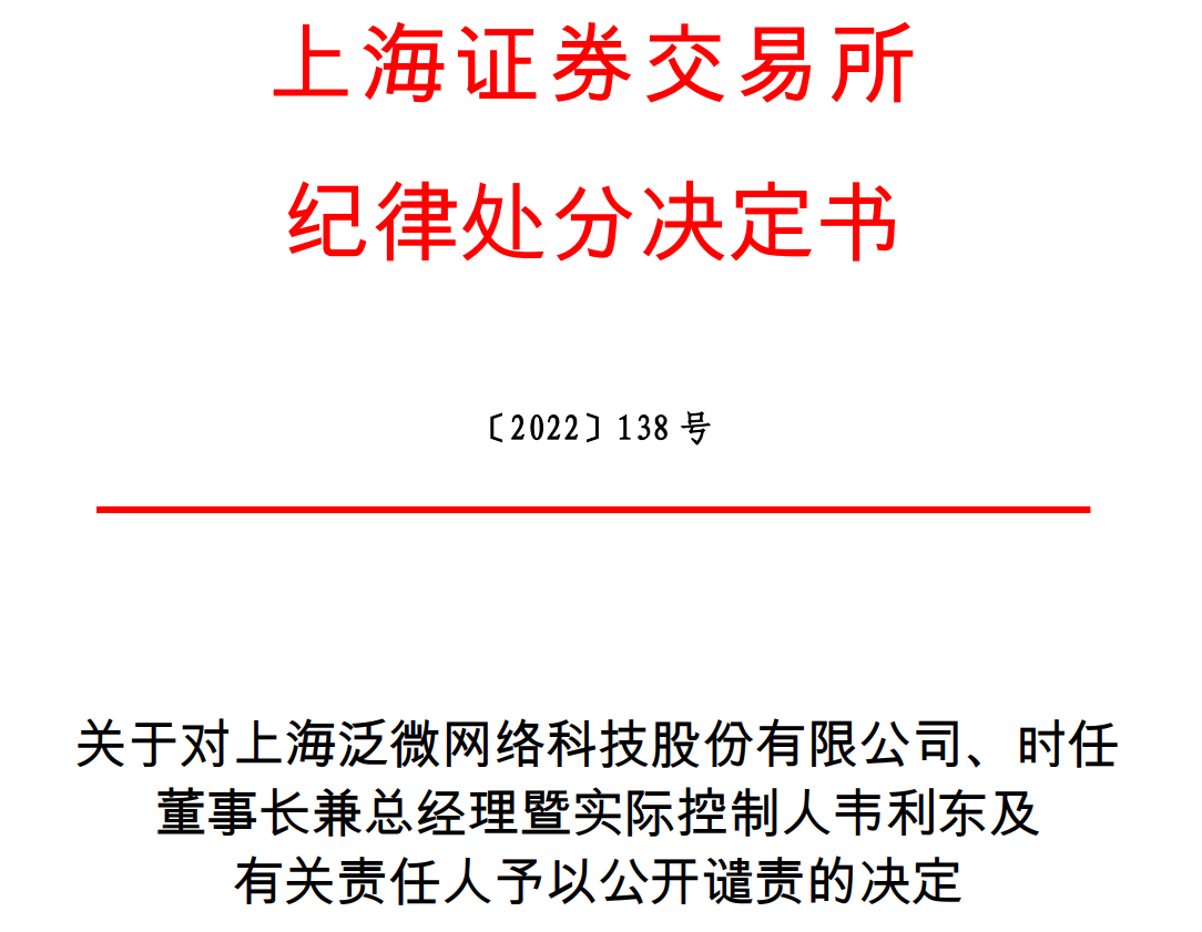 合規透視泛微網絡信披違規被警示保薦機構海通證券督導是否盡責