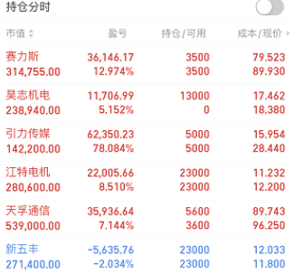 1219任哥晚評新易盛通化金馬聖龍股份賽力斯龍頭股份引力傳媒