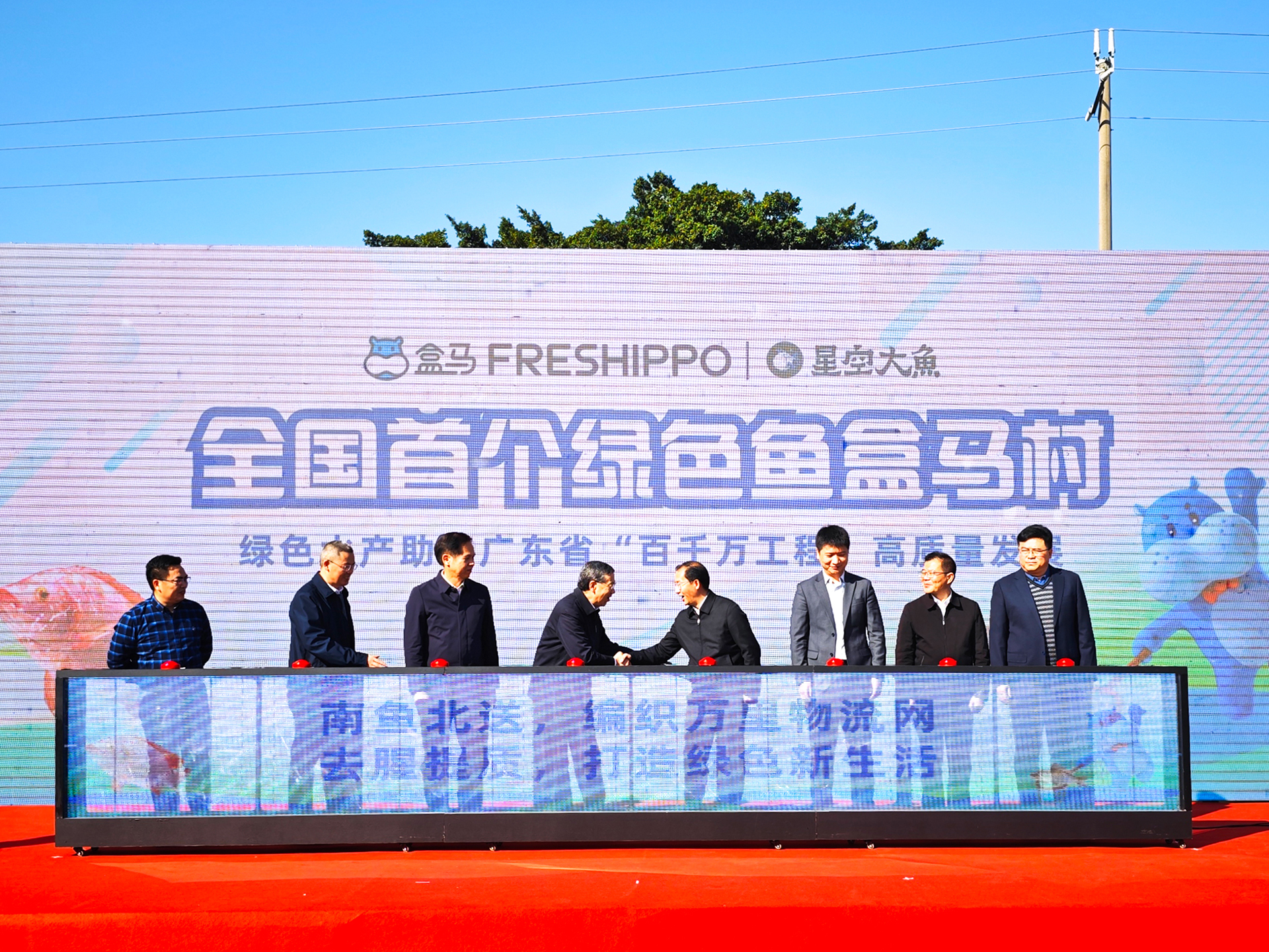 获国字号认证全国首个绿色鱼盒马村正式挂牌