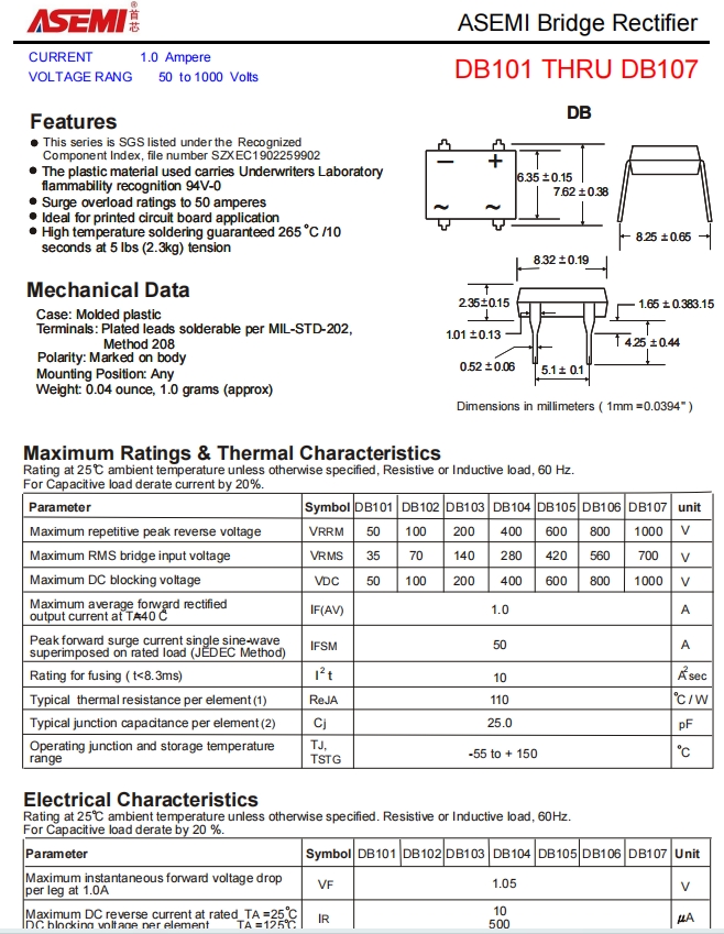 db107asemi插件小方桥db107