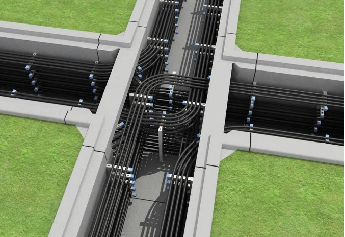 电缆管道敷设图片