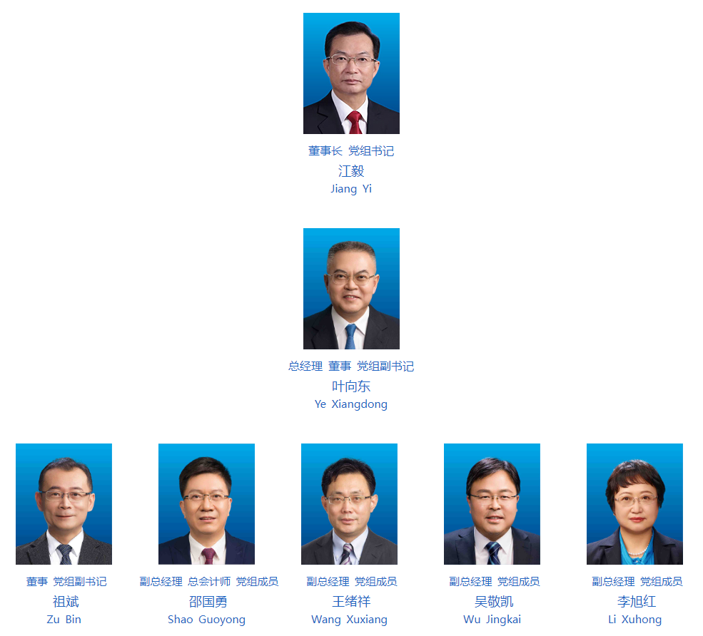 七,中国大唐(7人)中国大唐领导班子成员7人,分别为党组书记,董事长