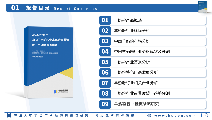 首頁>創作中心>正文> 《2024-2030年中國羊奶粉行業市場發展監測及