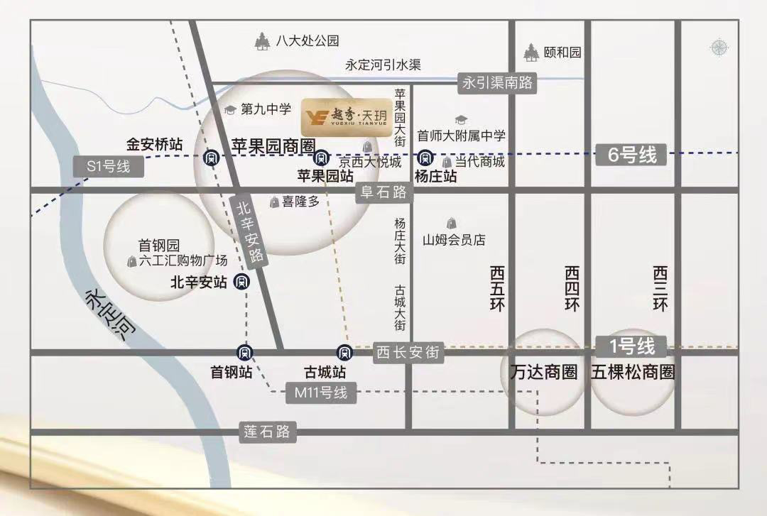 其周边不仅坐拥八大公园,形成一片绿意盎然的生态网络,更为居者提供了