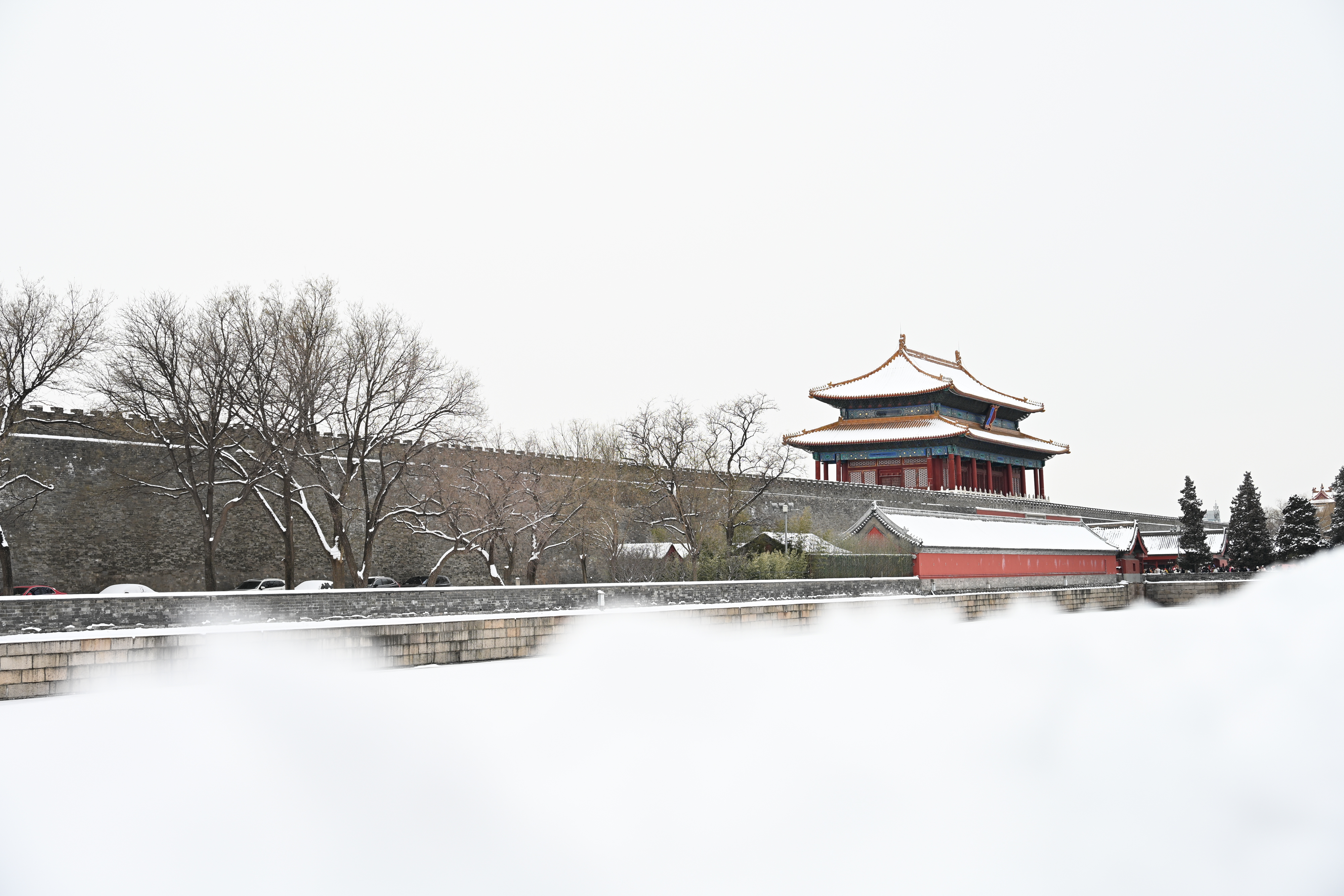 龙年初雪请查收新鲜出炉的帝都雪景图古迹巡游