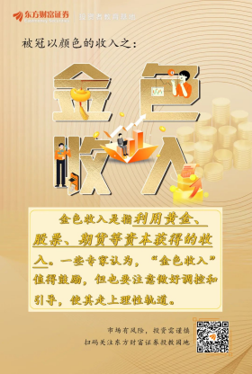 被冠以颜色的收入二金色收入黑色收入